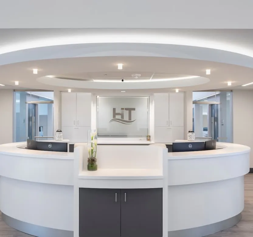 Reception at the Overland Park office